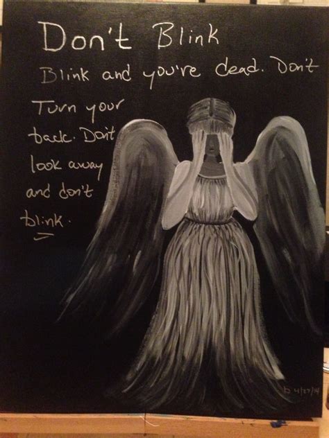 Weeping Angel From Dr Who Weeping Angel Dont Blink Poster