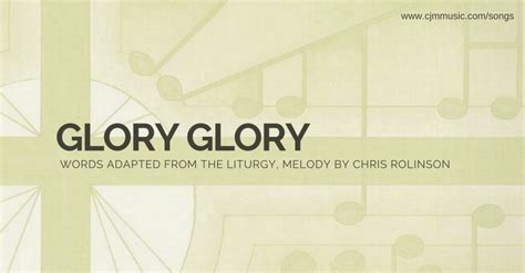 Glory Glory Song Cjm Music