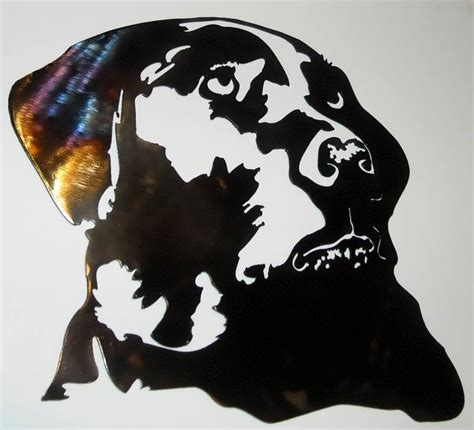 Hand Made Dog Silhouette Wall Art By Superior Iron Artz