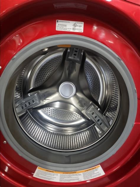 It can wash & dry your clothing with a press of a button. LG RED FRONT LOAD WASHER AND GAS DRYER SET *OUT OF STOCK ...