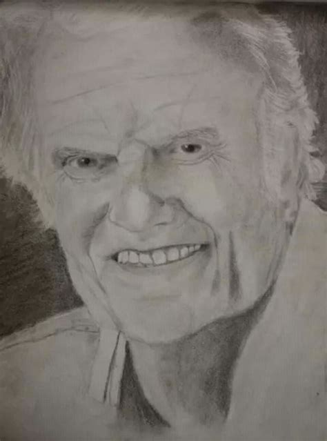 My Work Billy Graham Pencil Drawing Pencil Drawings Male Sketch