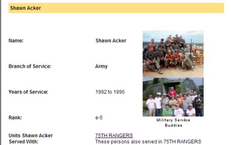 Shawn Acker Us Army Ranger Combat Wounded Poser Blog Of Shame