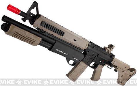 Z Gandp Pts Magpul Battle Rifle Airsoft Aeg W Masterkey Shotgun Dark