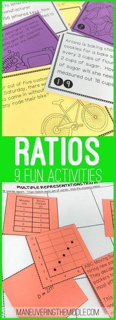 Download our new 6th grade worksheets. Ratios and Proportions Activity Bundle 6th Grade | Maths ...