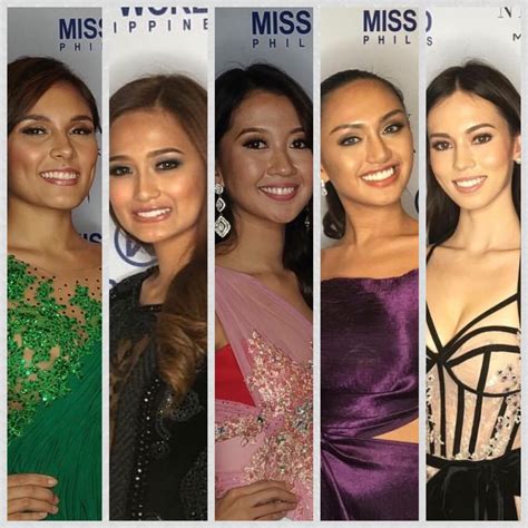 Miss World Philippines 2017 Candidates By Numbers