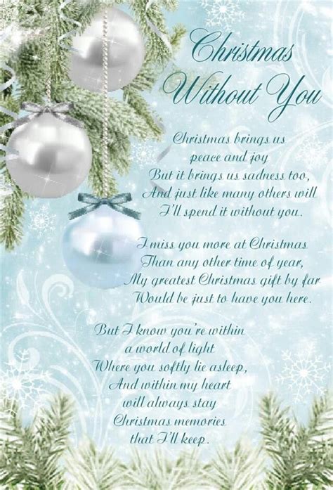 Without You Christmas In Heaven Poem Christmas In Heaven Merry
