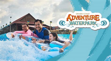 Children to adults can enjoy the rides in the waterpark. Desaru Coast Adventure Waterpark
