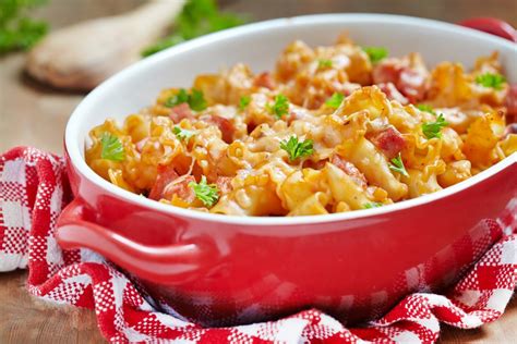 This recipe is made without having to fry the tortilla in a bunch of vegetable oil. Pasta Salmon and Cheese Casserole | Air Fryer
