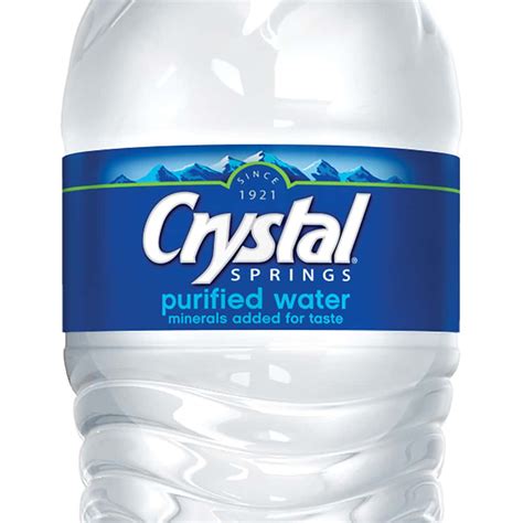Crystal Springs® Purified Bottled Water 05 Liter Bottled Water