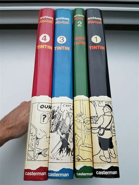 Tintin 4x Archives Hergé 1 2 3 4 4x C Catawiki