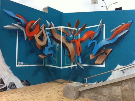 The Original Anamorphic Graffiti Style Of Odeith Graffiti Arte Artisti