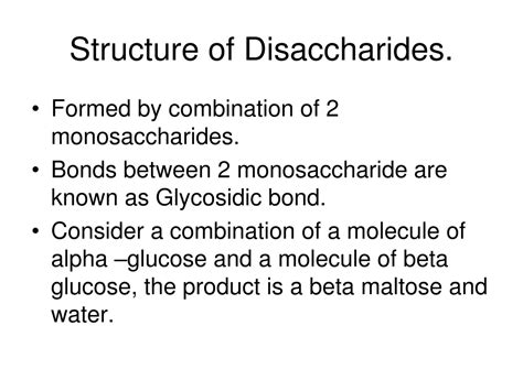 Ppt Disaccharides Powerpoint Presentation Free Download Id9556218
