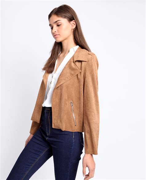 Save on a huge selection of new and used items — from fashion to toys, shoes to electronics. Jacke in Wildlederoptik Orangebraun - 323317721A07 | Pimkie