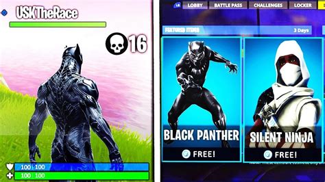 New Black Panther Skin Coming To Fortnite Black Panther Skin
