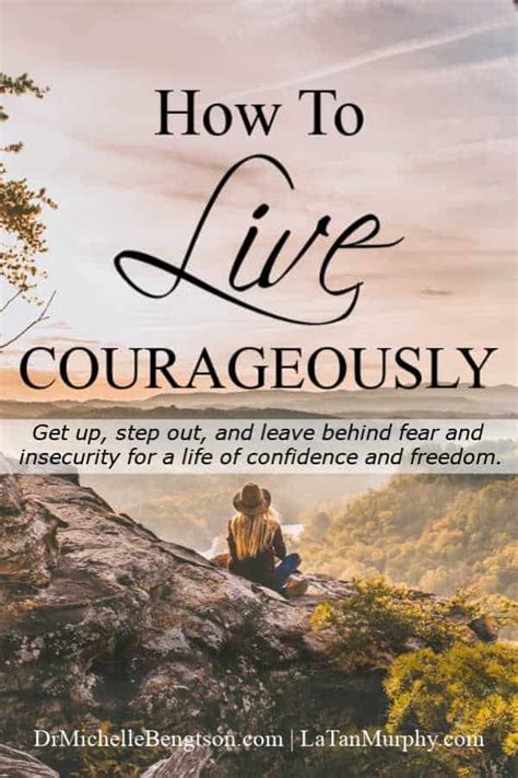 How To Live Courageously Dr Michelle Bengtson