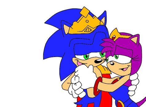 King Sonic And Queen Mhari By Femalefiremage On Deviantart