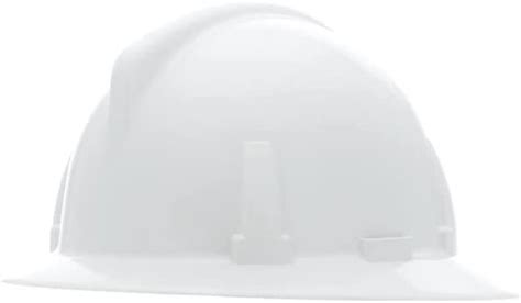 Msa 475393 Topgard Full Brim Safety Hard Hat White Industrial Safety