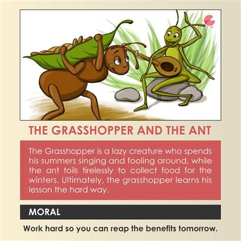 Maycintadamayantixibb Grasshopper And Ant Story With Moral