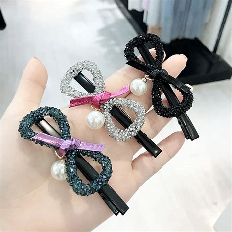 Buy Korean Women Hair Decorated Crystal Diamond Bows