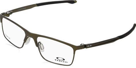 Oakley Mens Ox5137 Cartridge Titanium Rectangular Prescription Eyeglass Frames