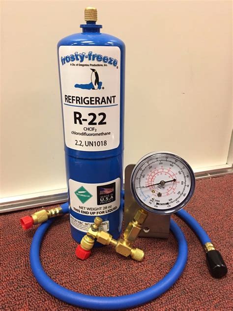 R22 Refrigerant R 22 Air Conditioner 28 Oz Large Recharge Kit A1 C Frosty Freeze Ac