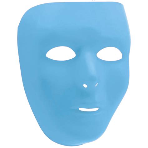 Full Face Mask Light Blue Amscan Asia Pacific