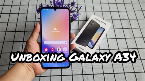 Samsung Galaxy A34 Unboxing Youtube