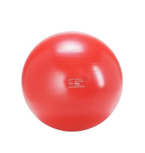 Gymnic Classic Plus Burst Resistant Exercise Ball Red 55 Cm 55cmred Sports