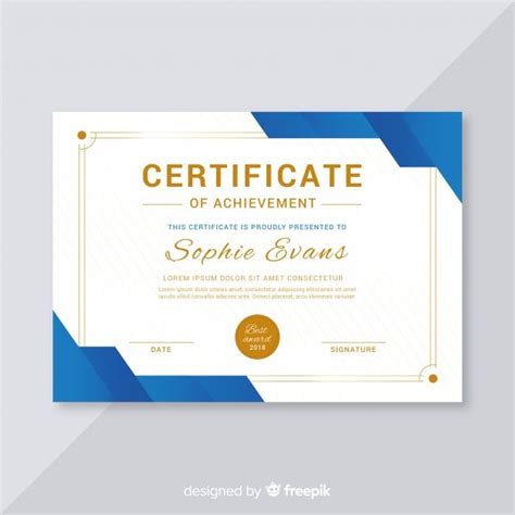 Creative Certificate Template Concept Certificate Templates Free