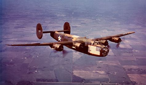B 24 Liberator Consolidated American Flag Fighter Jets B 24 Vintage