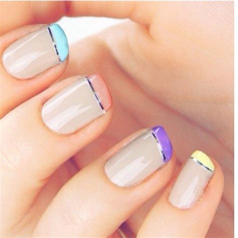 Colored Tips 7 Tempting French Manicure Variations To Try Today