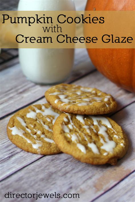 Pumpkin Cookies With Cream Cheese Glaze Recipe