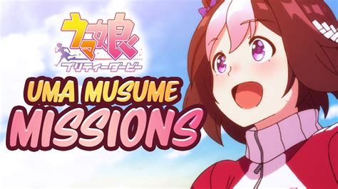 Uma Musume Pretty Derby Game Quests Missions Overview Youtube