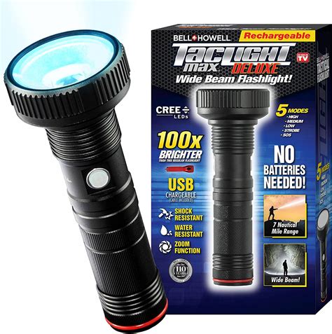 Bellhowell Taclight Max Ultra High Powered Handheld Flashlight 1000