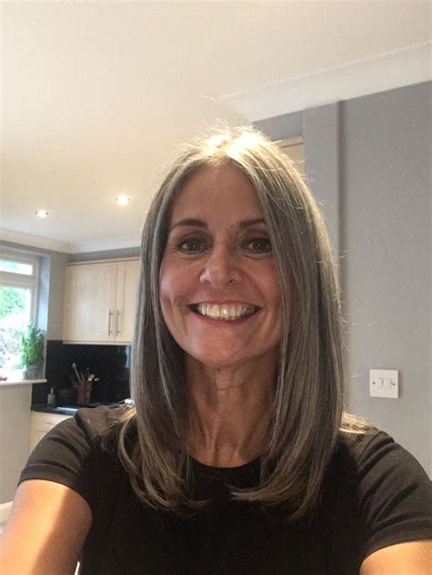 Older Beauty Salt And Pepper Hair Gray Hair Growing Out Transition