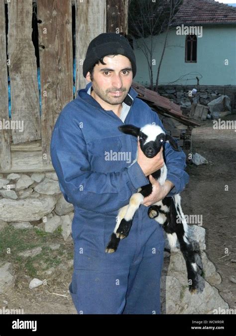 Young Man Holding Lamb Hi Res Stock Photography And Images Alamy