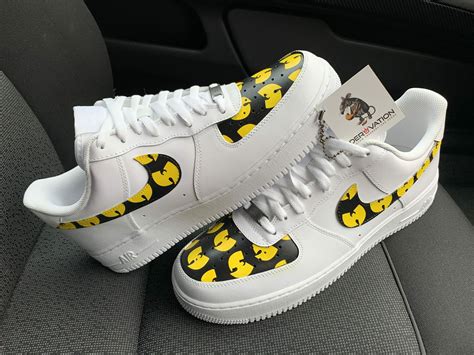 Custom Wu Tang Clan Air Force 1 Derivation Customs Custom Sneakers