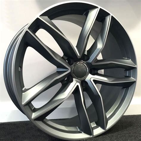 20 Rs6c Satin Gunmetal Alloy Wheels And Tyres Suit Audi A4 A5 And A6