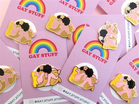 Lgbt Pins Lesbian Pin Enamel Pin Queer Pin Lesbian Pride Etsy