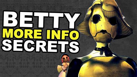 batdr character betty info all images in bendy and the dark revival youtube