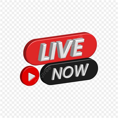 Live Now Vector Design Images Live Now 3d Button Live Now Button 3d