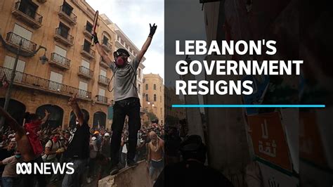 Lebanons Government Quits As Protests Continue Over Deadly Beirut