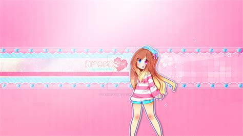 1024 x 576 pixels banner anime. Youtube Banner for SweetAromie by xAnimefangirl on DeviantArt