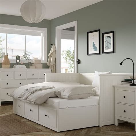 Hemnes Bedroom Furniture Set Of 3 White Stain Twin Ikea