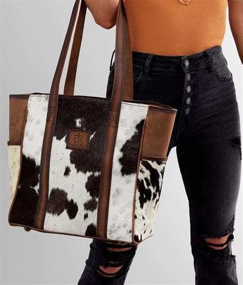 Sts Cowhide Heritage Leather Tote Purse Womens Bags In Brown Multi