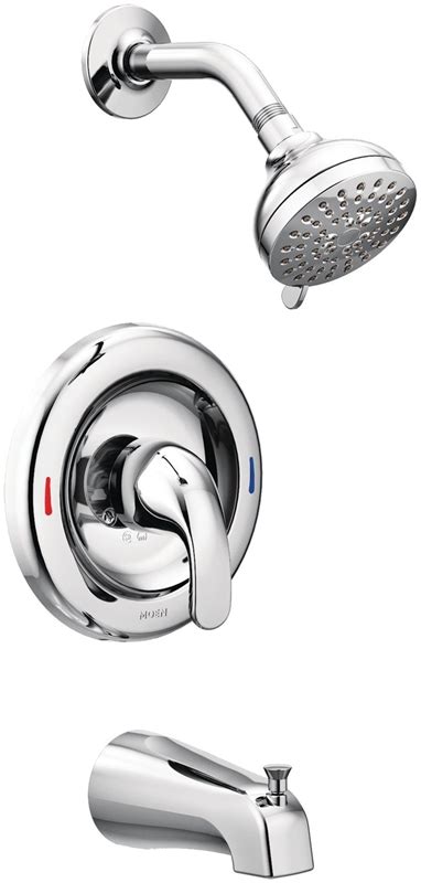 Rona carries the best bathtub & shower faucets brands to help you with your bathroom projects: Moen Adler 82603 Tub/Shower Faucet, Posi-Temp®, Chrome ...