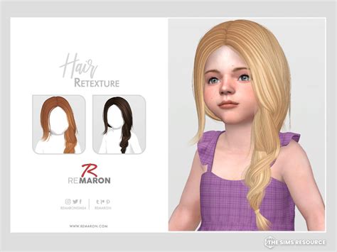 The Sims Resource Lylah Toddler Hair Retexture Mesh Needed