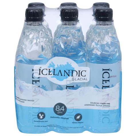Save On Icelandic Glacial Spring Water 6 Pk Order Online Delivery Giant