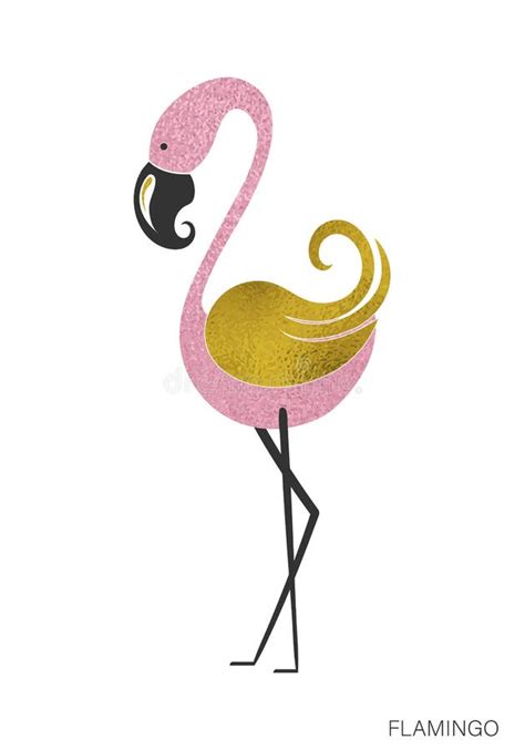 Pink Flamingo Vector Illustration Stock Vector Illustration Of Exotic