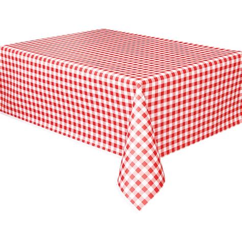 Red And White Check Squares Tablecloths Rental Asap Linen